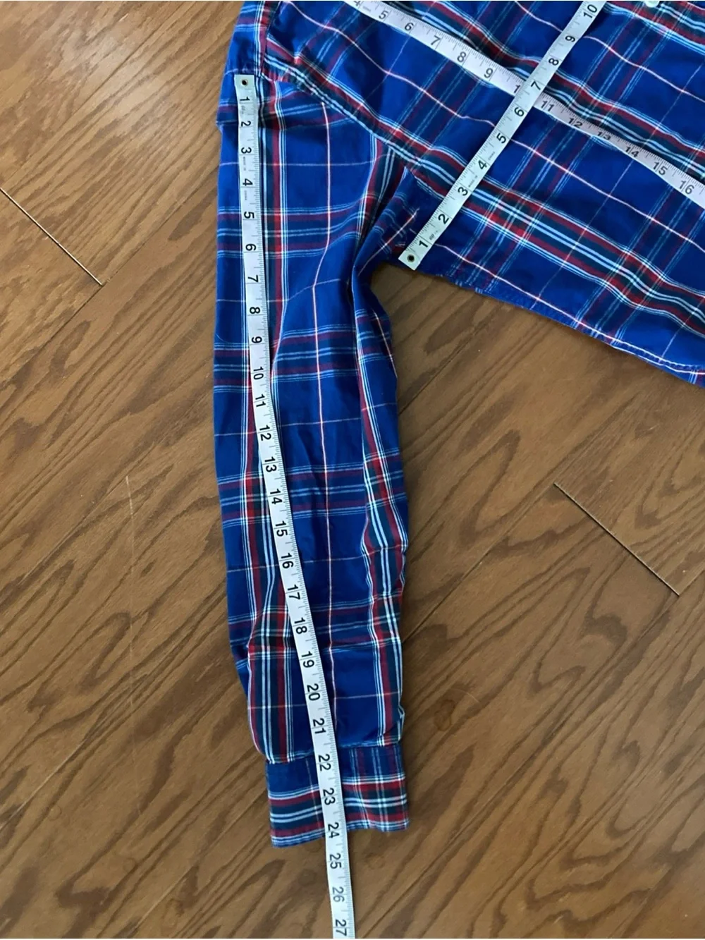 Banana Republic  Slim Fit Button Down Shirt - Size Large blue red white